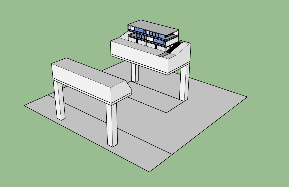 UCLan Degree Show artwork submission by Abdullah AlAli named Avenham Park Stilt House