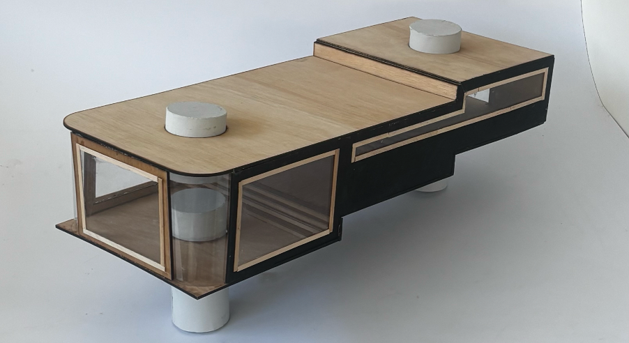 UCLan Degree Show artwork submission by Alex Evans named Stilt House Final Major Project