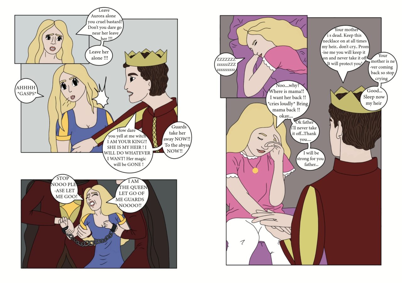 UCLan Degree Show artwork submission by Effie Heginbotham named The King's Claim Vol.1
