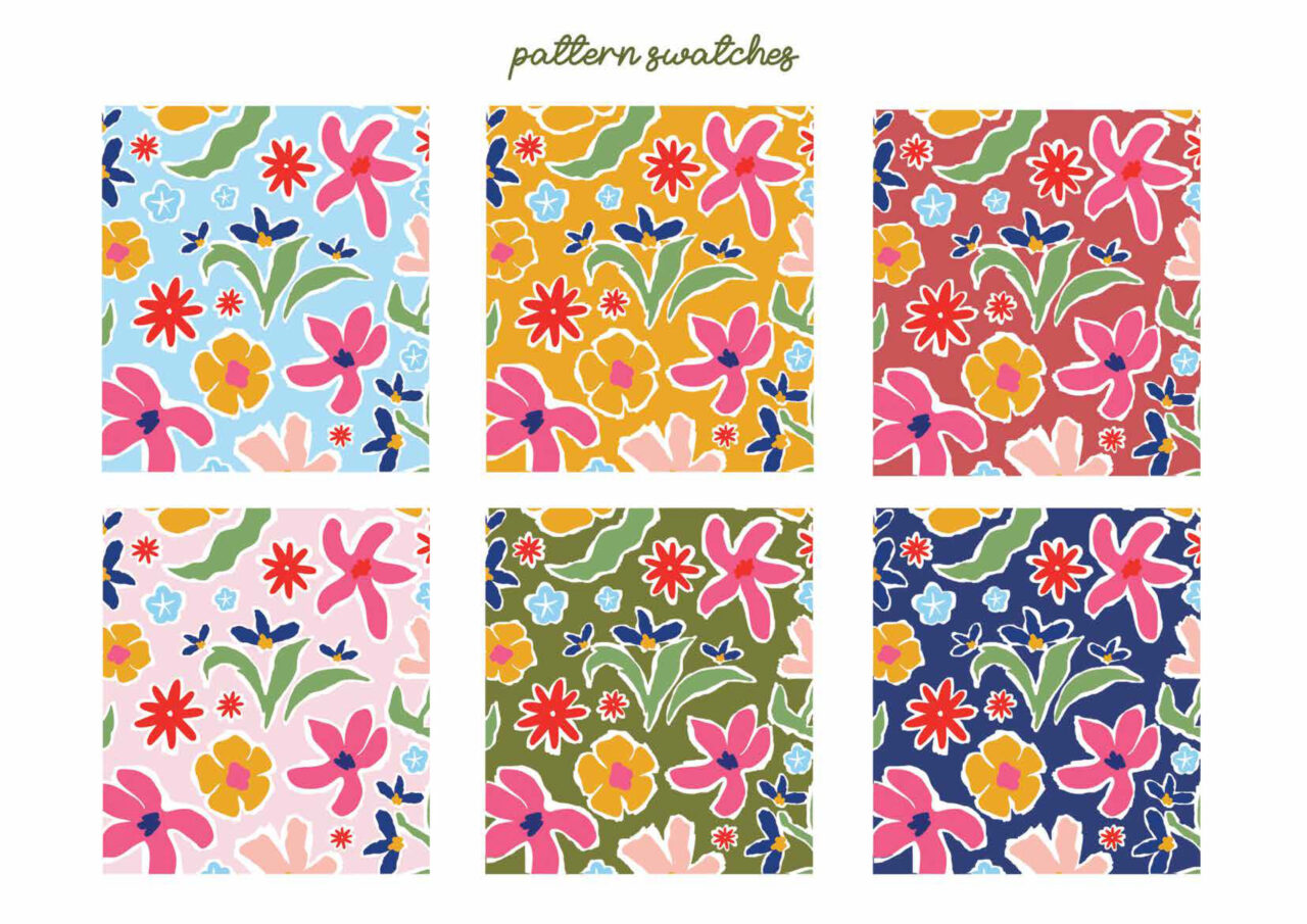 UCLan Degree Show artwork submission by Evie McCormack named Petals and Pattern