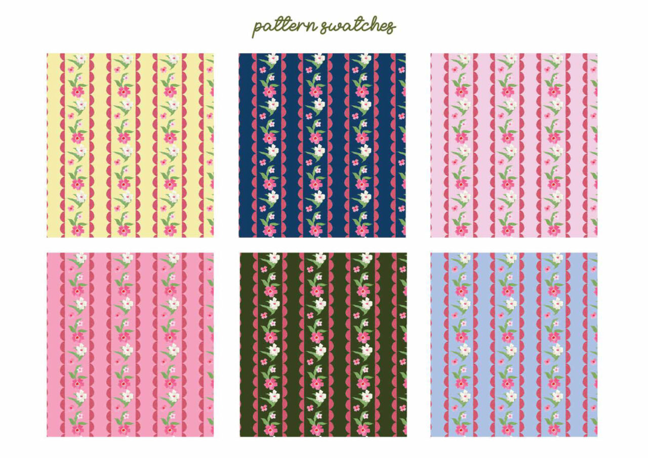 UCLan Degree Show artwork submission by Evie McCormack named Petals and Pattern