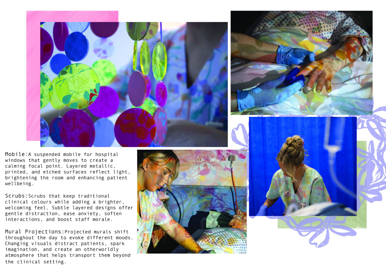 UCLan Degree Show artwork submission by Fern Haworth named Re-Invent the NHS