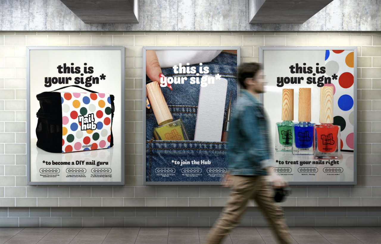 UCLan Degree Show artwork submission by Grace Shorrock named Nail Hub