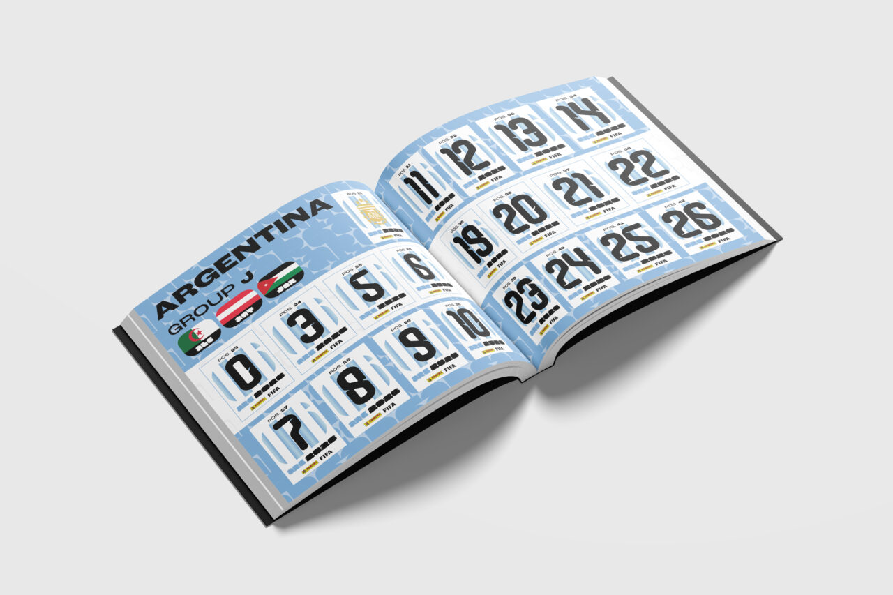 UCLan Degree Show artwork submission by Hamza Malik named Panini World Cup 26
