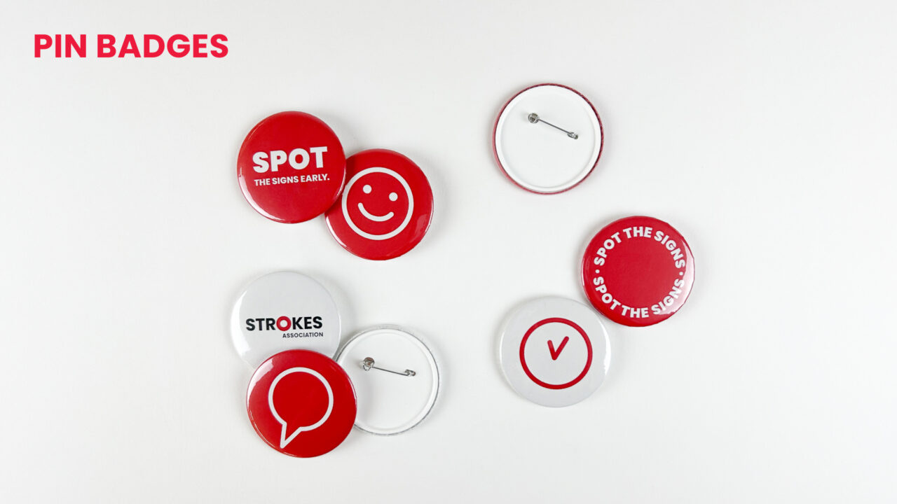 UCLan Degree Show artwork submission by Humera Naeem named Stroke Association Rebrand
