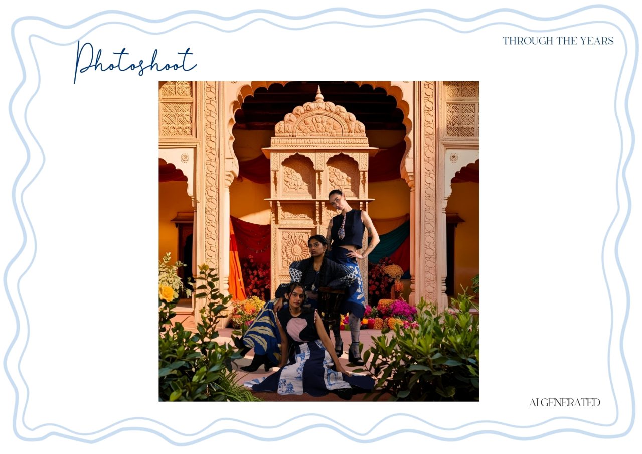 UCLan Degree Show artwork submission by Jahnvi Deshlahra named THROUGH THE YEARS