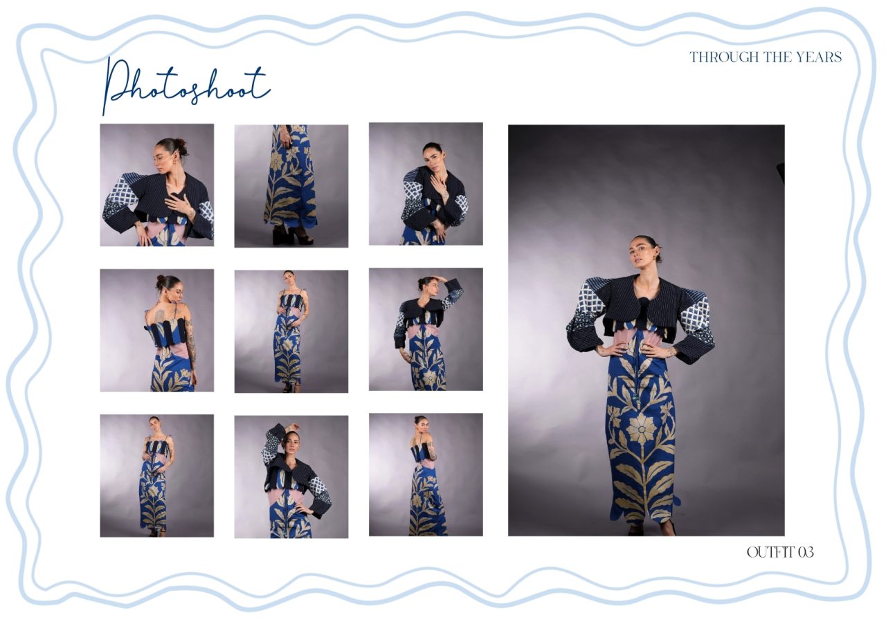 UCLan Degree Show artwork submission by Jahnvi Deshlahra named THROUGH THE YEARS