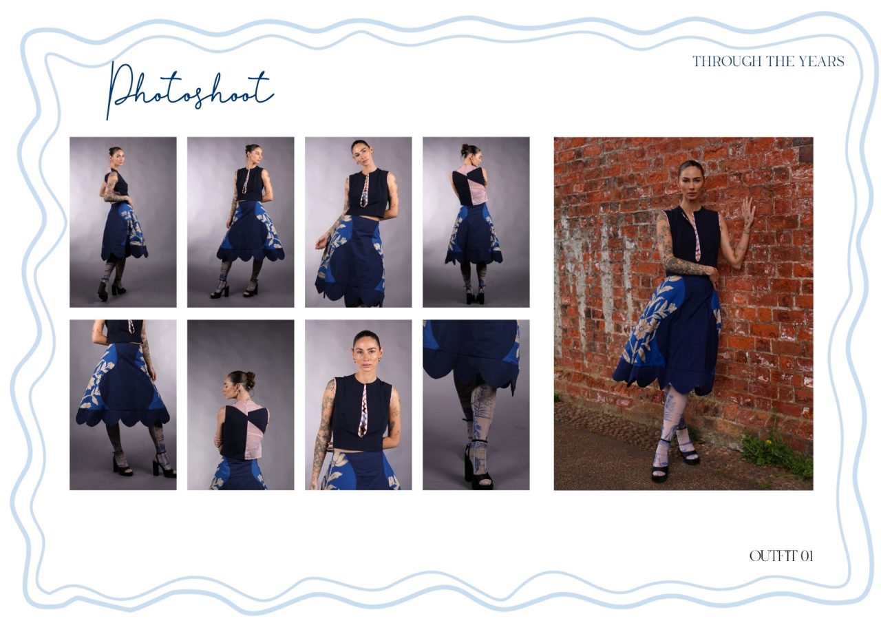 UCLan Degree Show artwork submission by Jahnvi Deshlahra named THROUGH THE YEARS