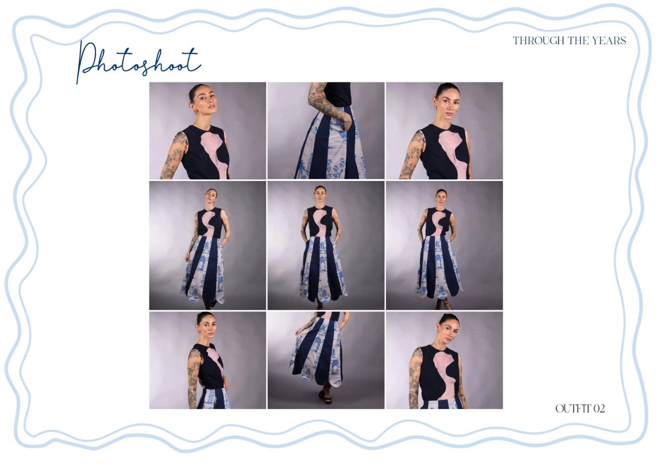 UCLan Degree Show artwork submission by Jahnvi Deshlahra named THROUGH THE YEARS