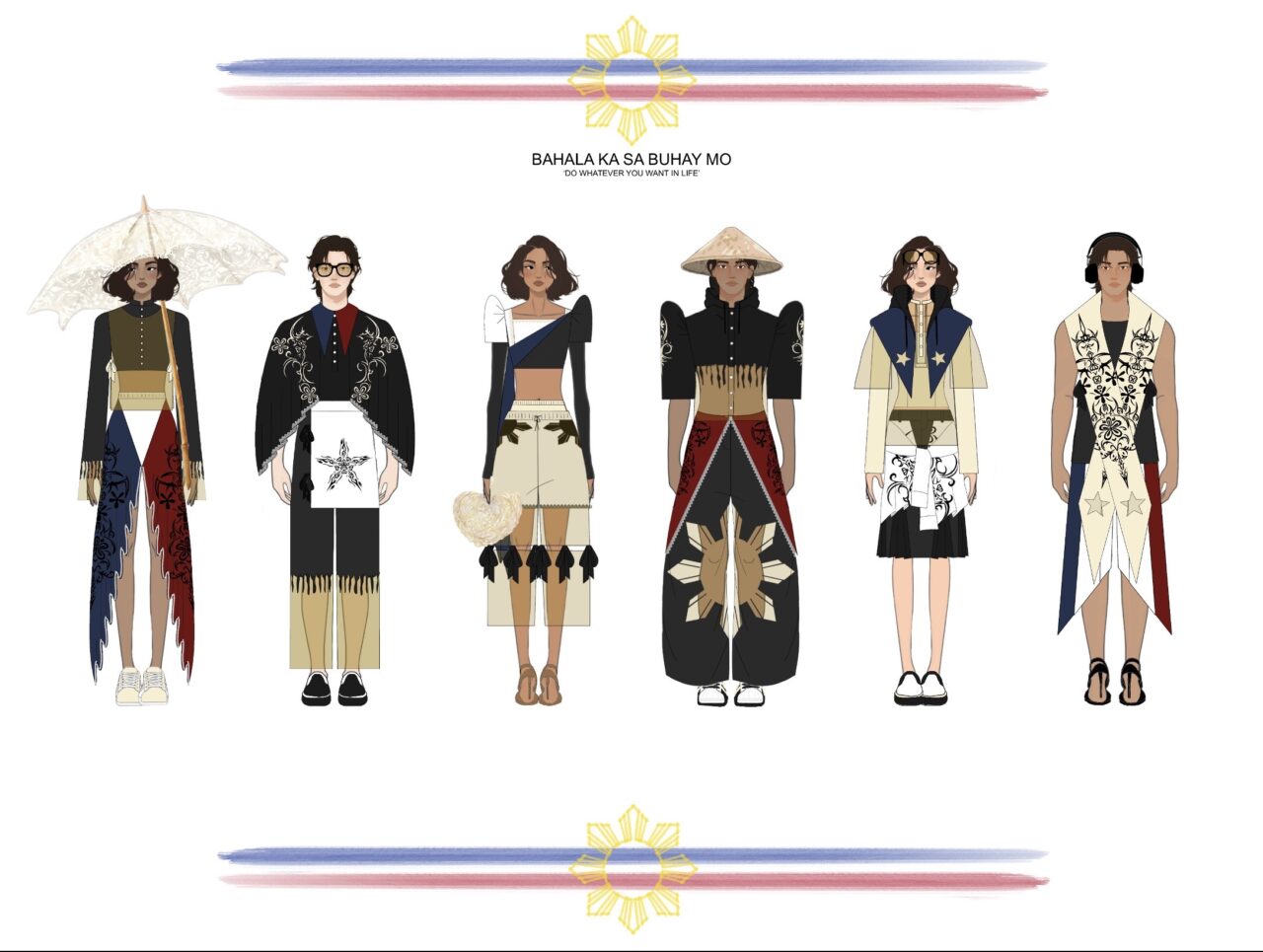 UCLan Degree Show artwork submission by Kacey Lynne Santiago named Bahala ka sa buhay mo