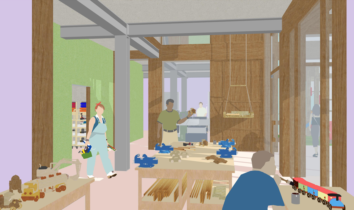 UCLan Degree Show artwork submission by Koby Cheeseman named Toy Works