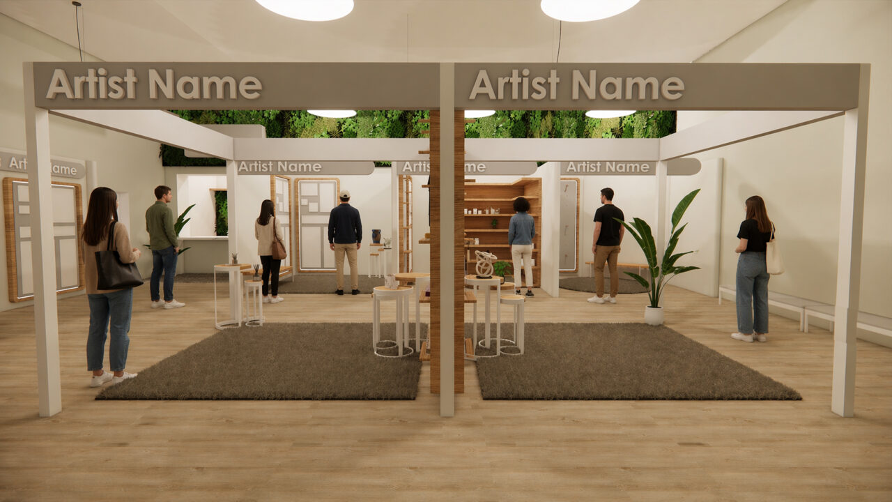 UCLan Degree Show artwork submission by Lauren Jowett named Creating Space for Community