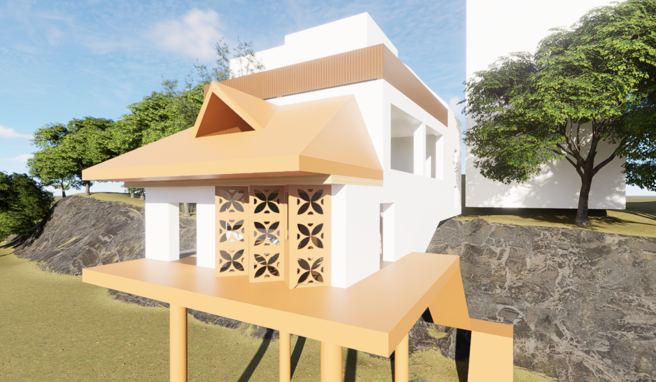 UCLan Degree Show artwork submission by Molica Ti named Stilt House