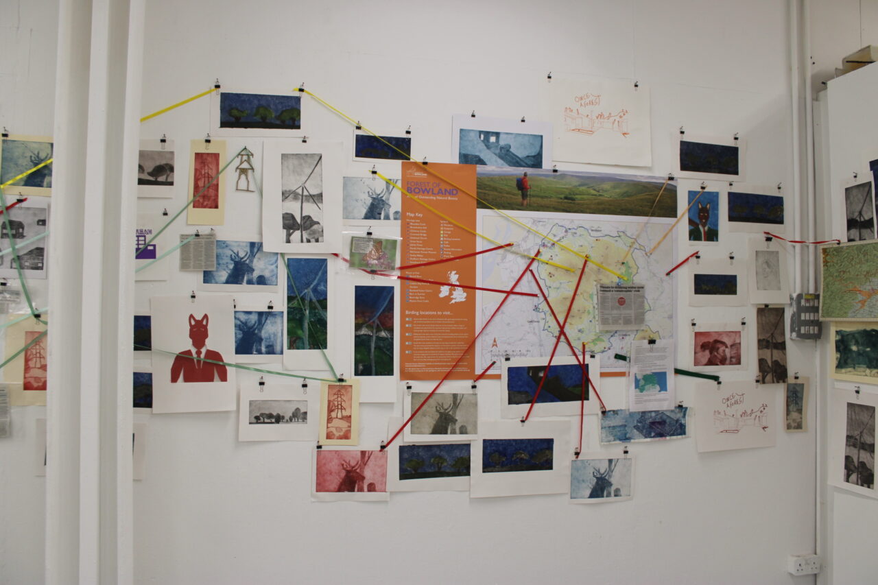 UCLan Degree Show artwork submission by Paul Gedge named Impact Landscapes