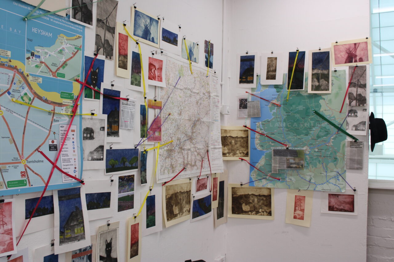 UCLan Degree Show artwork submission by Paul Gedge named Impact Landscapes