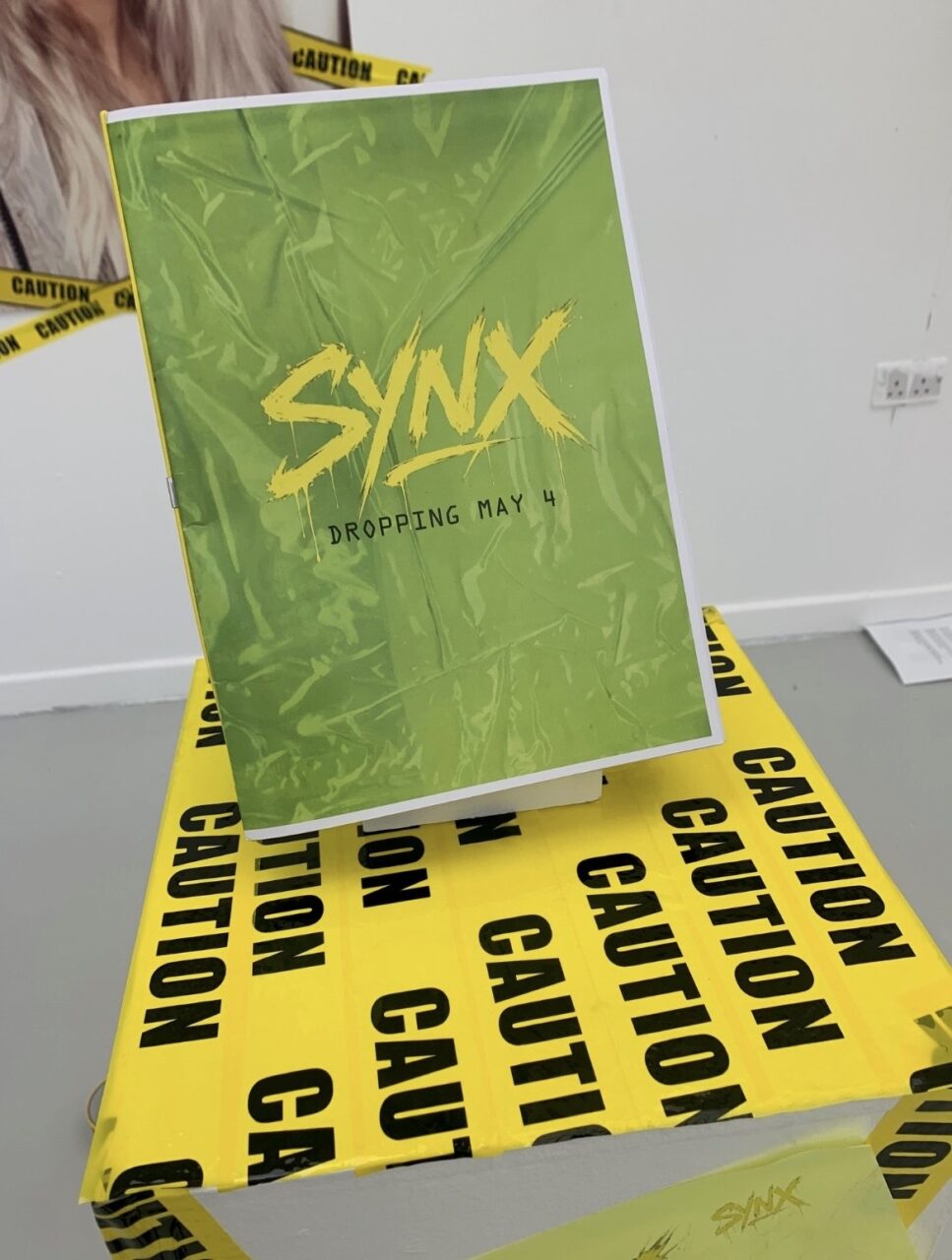 UCLan Degree Show artwork submission by Presley Nuttall named SYNX