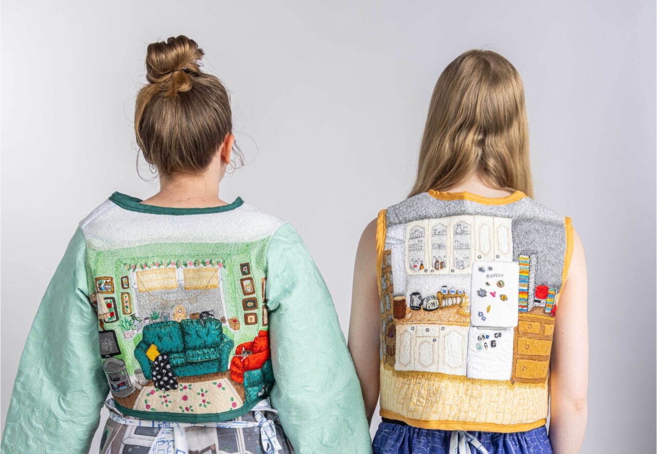 UCLan Degree Show artwork submission by Rowan Shepherd named Home is where the Stitch is...