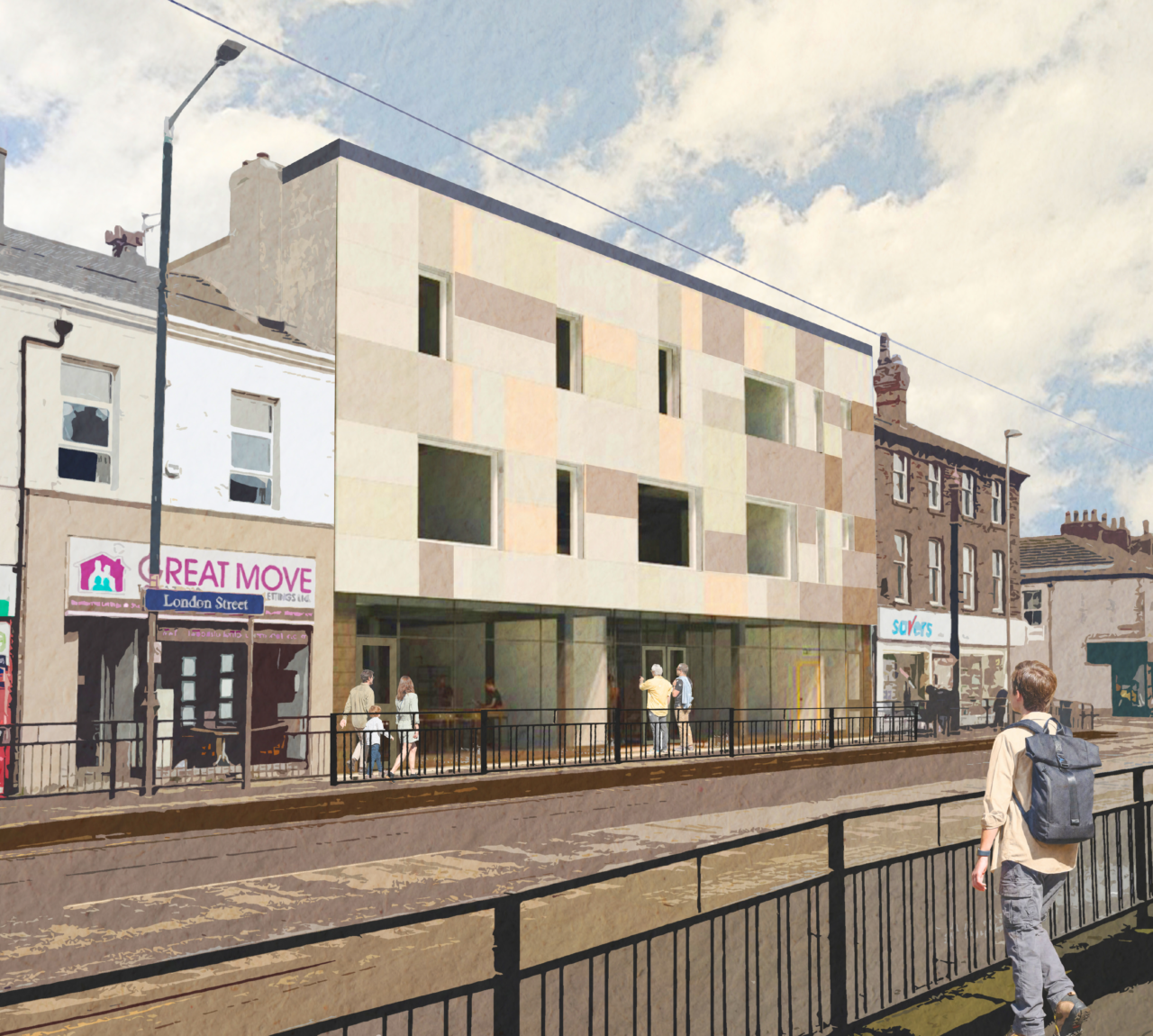 UCLan Degree Show artwork submission by Thomas  Cottam named Lord Street Tileworks