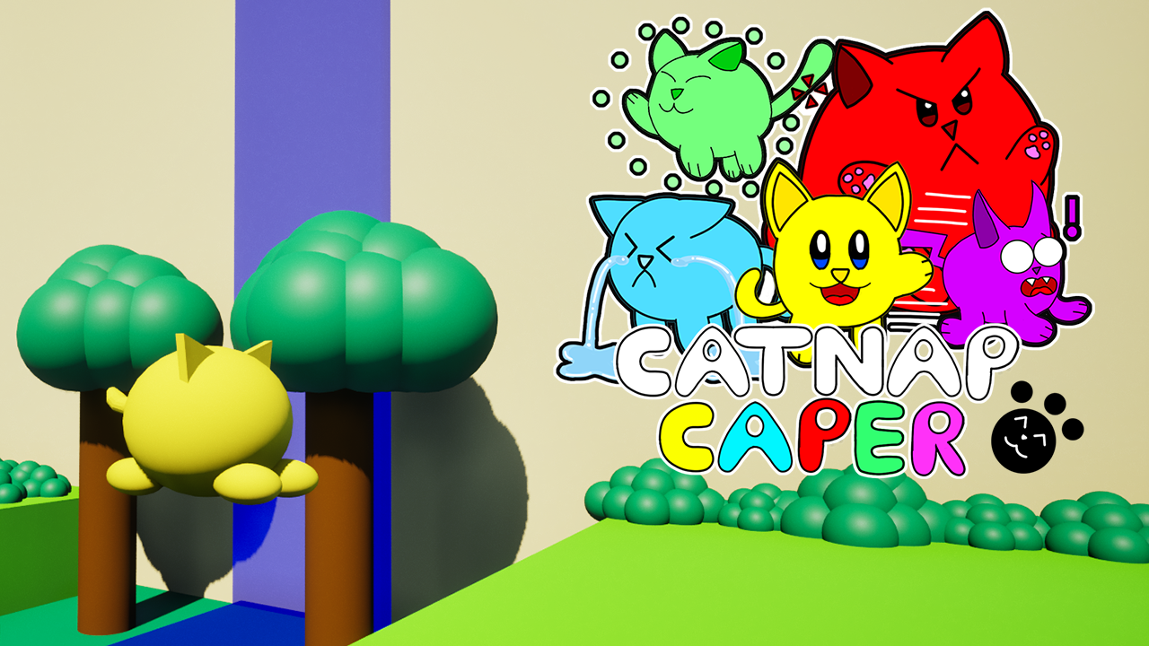UCLan Degree Show artwork submission by Thomas Greeney named Catnap Caper