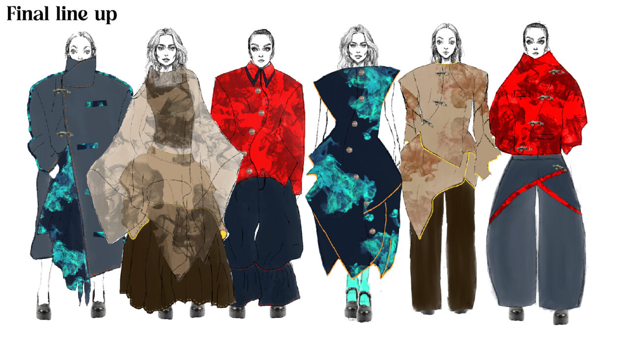UCLan Degree Show artwork submission by Tilly Rose named The line of fire