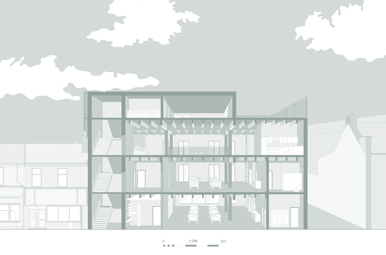 UCLan Degree Show artwork submission by Wiktoria Zegota named Made In Fleetwood : The Stall